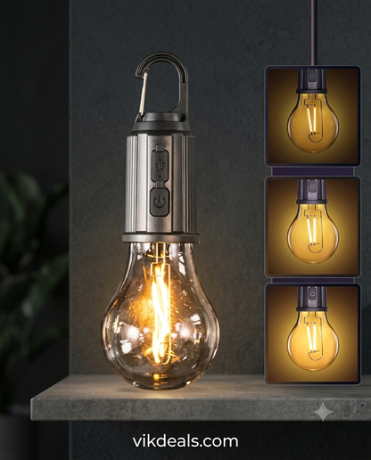 USB Rechareable Emergency Lamp with Unbreakable Hanging Clip 