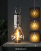 USB Rechareable Emergency Lamp with Unbreakable Hanging Clip 