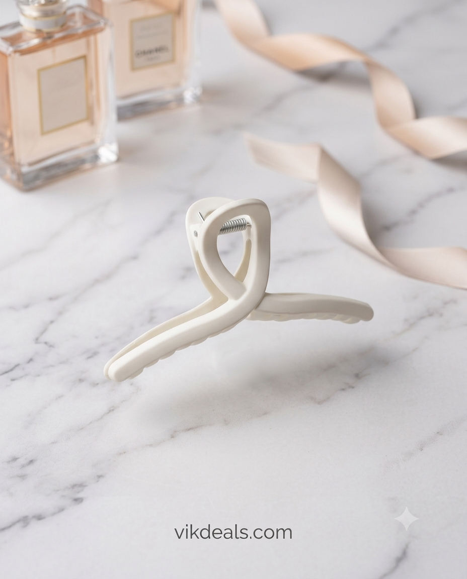 Hair claw T-Shape jaw matte Clips.