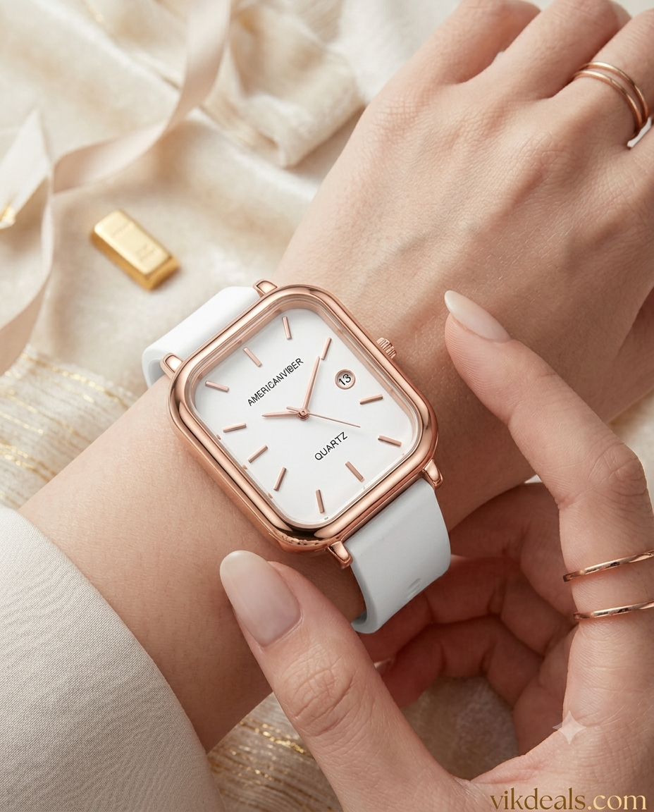 Rubber Strap Watch for Women