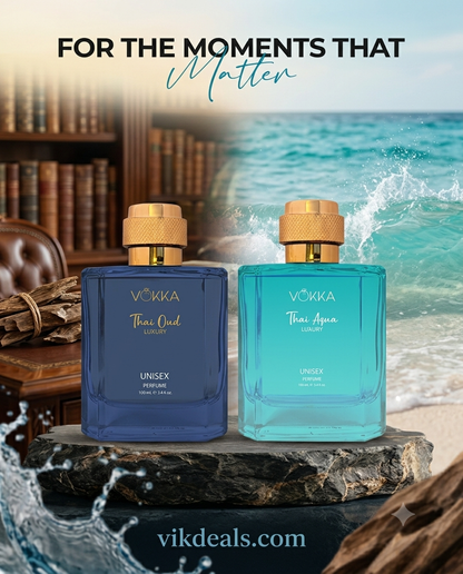 VOKKA Thai Oud & Thai Aqua (100 ml) Perfume.