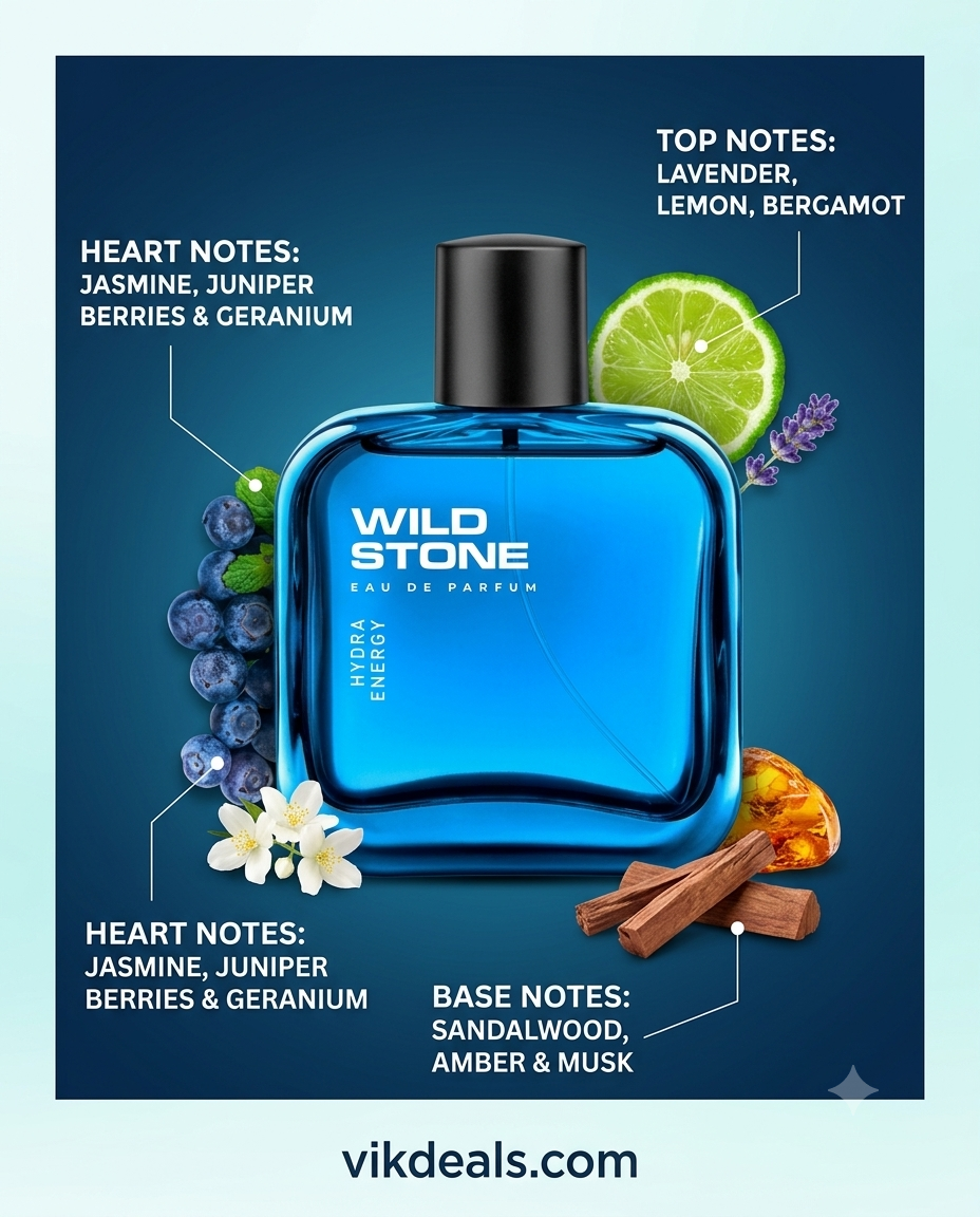 Wild Stone Hydra Energy & Ultra Sensual Perfume Combo